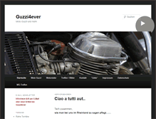 Tablet Screenshot of guzzi4ever.de